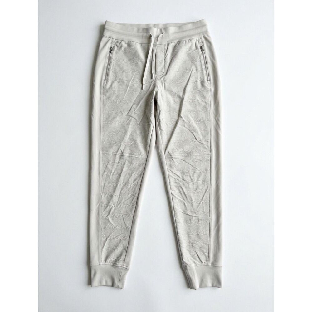 Athleta Cream Venice Moto High Rise Joggers Size 10